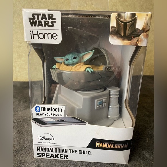 Disney Star Wars Mandalorian The Child Bluetooth Speaker by iHome New Sealed - Picture 2 of 6
